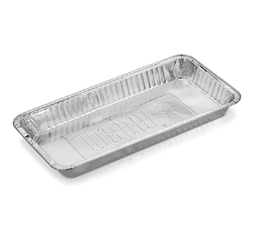 Gecertificeerd Weber Aluminium Lekbakjes - Lang (5 stuks)