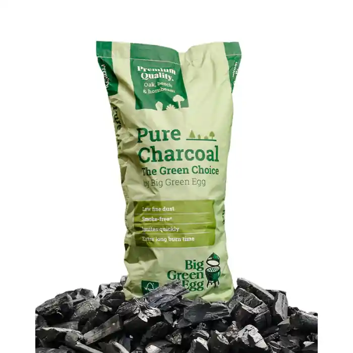 Goedkoop Big Green Egg Pure Charcoal 9 kg