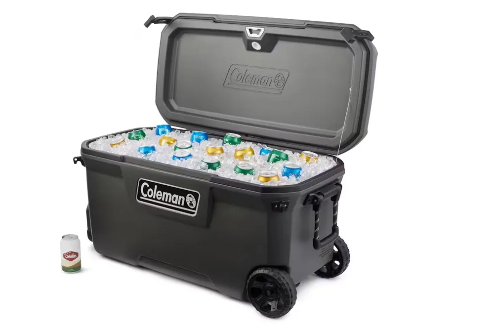 Beperkte Voorraad Coleman 100QT Wheeled Convoy Cooler