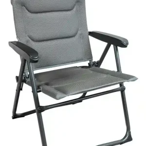 Bardani Navara 3D Comfort Kampeerstoel - Platina Grey Beste Prijs
