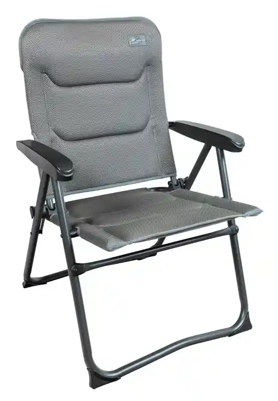 Bardani Navara 3D Comfort Kampeerstoel - Platina Grey Beste Prijs