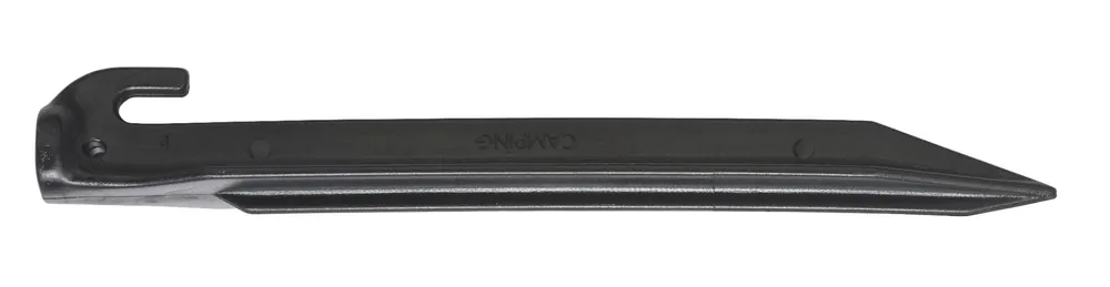 Gecertificeerd Tentharing Nylon 23 cm zwart - 6 stuks