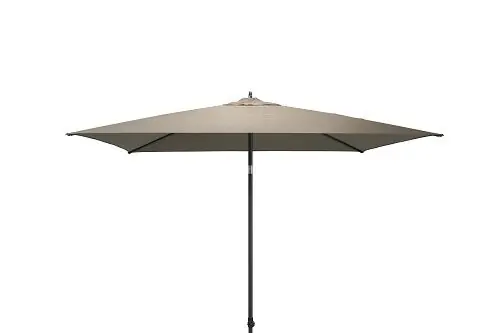 Fabrieksprijs 4SO Azzurro parasol 250 x 250 cm taupe