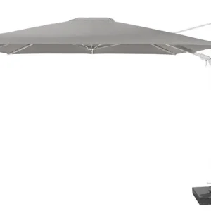 Direct Beschikbaar 4SO Siesta Premium parasol 300 x 300 cm charcoal/white