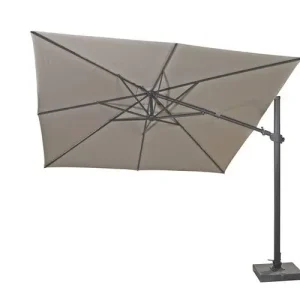 Hoge Kwaliteit 4SO Siesta Premium parasol 300 x 300 cm taupe/anthracite