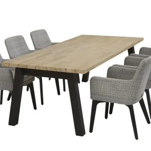 Betrouwbaar 4SO Lisboa Ice Tuinset 6 personen 240x100cm