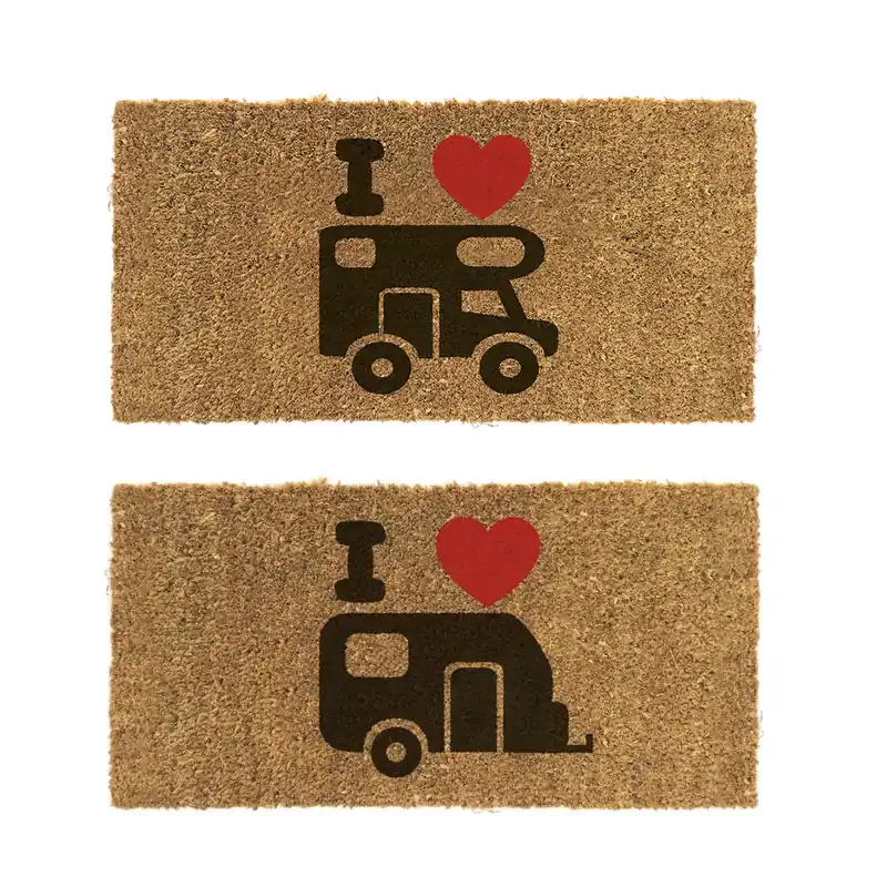 Merkproduct Travellife Deurmat Kokos - I love