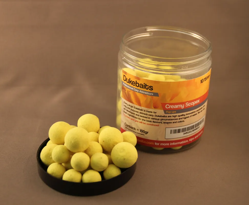 Dukebaits Pop Ups Scopex 10 & 15mm Goedkoop