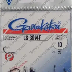 Fabrieksprijs Gamakatsu 3614F Zwart 10