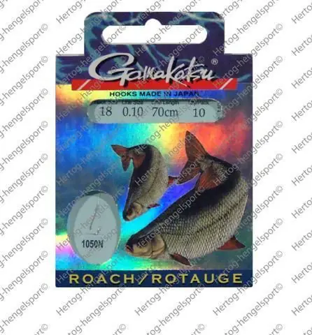 Gamakatsu 1050N Roach 20/10 Populair