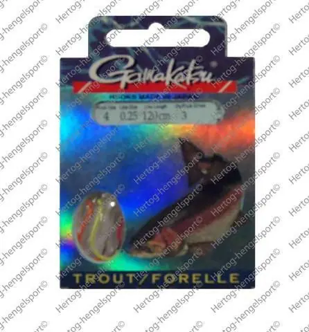 Shop Nu Gamakatsu Forel 4/0.25mm