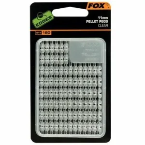 Lage Prijs Fox Edges Pellet Pegs 13mm Clear