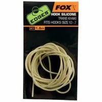 Fox Edges Hook Silicone Khaki Size 10-7 Bestel Nu