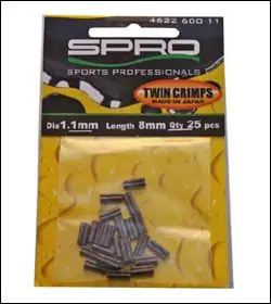 Lage Kosten Spro Predator Twin Crimps 0,8mm 25pcs