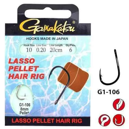 Gamakatsu Lasso Pellet Rig 12/18 G1-106 Bestseller