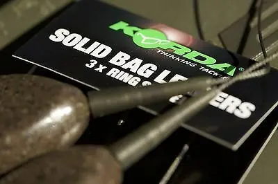 Aanbieding Korda Solid Bag Leaders Ring Swivel Weed