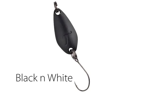 Spro trout master incy spoon black n white 2.5gr Snelle Levering