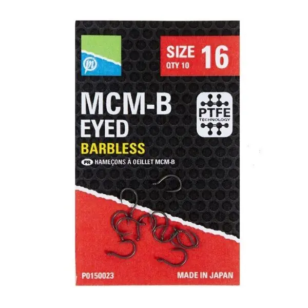 Gereduceerde Prijs Preston MCM-B Eyed Hooks Size 14