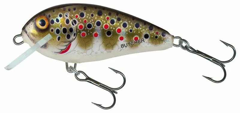 Betaalbaar Salmo Butcher 5cm Floating Holographic Brown Trout