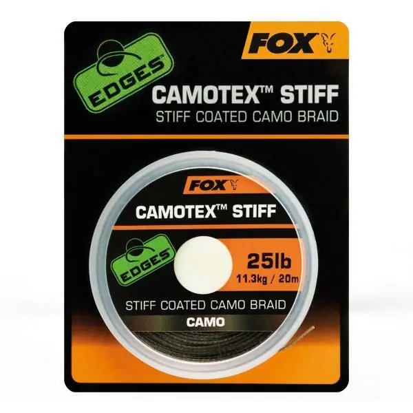 Fox Edges Camotex Stiff 25lb 20m Premium