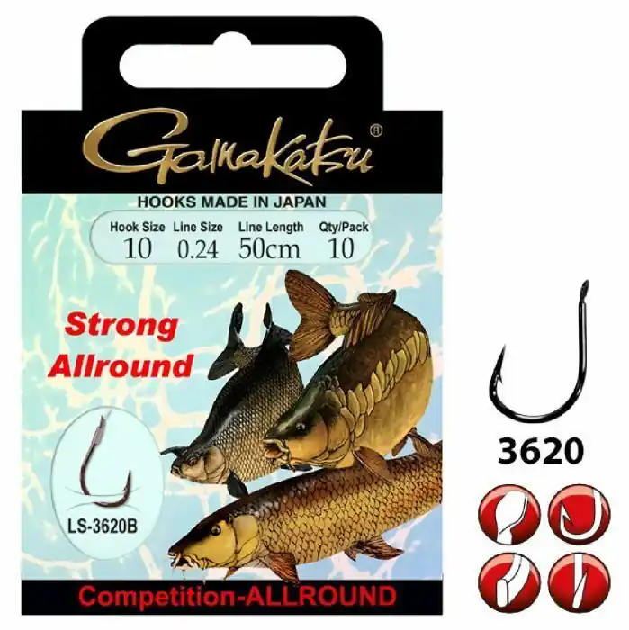 Goedkoop Gamakatsu LS3620B Allround Strong 8/26