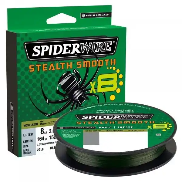 Meest Verkocht Spiderwire Stealth Smooth X8 0.07mm Green 150m