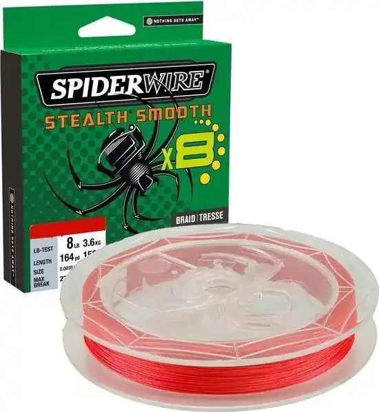 Spiderwire Stealth Smooth X8 0.19mm Red 150m Bestseller