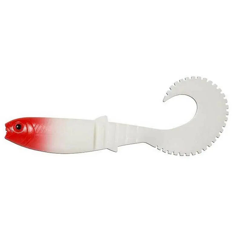 Savage Gear Cannibal curltail 12.5cm redhead Op = Op