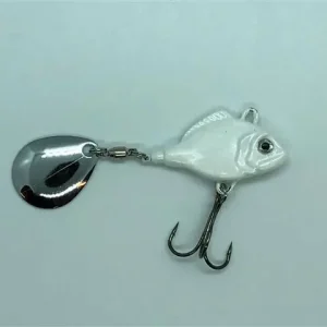 Korting Taipan longcast spinjig white 14gr