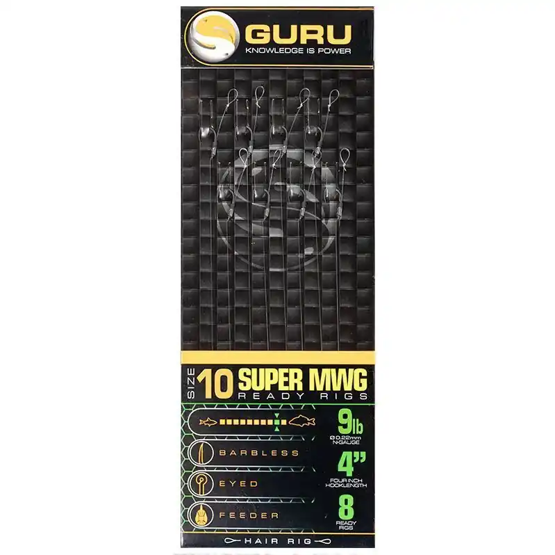 Guru SMWG Standard Hair 4" size 10 0.22mm Laatste Kans