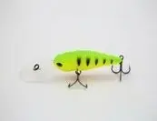 Taipan diving shad 75mm chartreuse perch Betrouwbaar