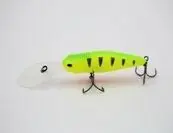 Taipan super diver 80mm Chartreuse perch Voordeelprijs