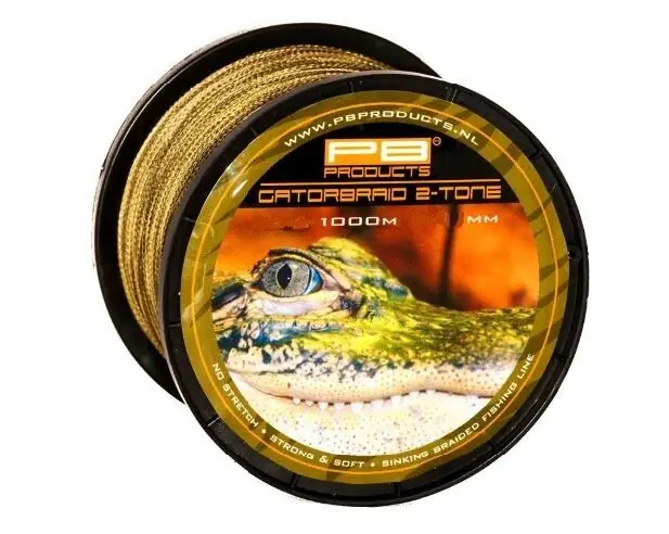 Beste Prijs PB Products Gator Braid Two Tone 0.35mm 35lb 1000m