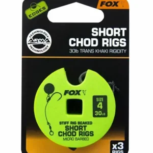 Merkproduct Fox Short Chod Rigs 30lb Size 4