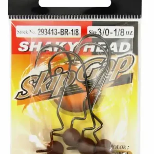 Exclusieve Aanbieding Gamakatsu Skip Gap Shaky Head Brown 3/0 5.2g