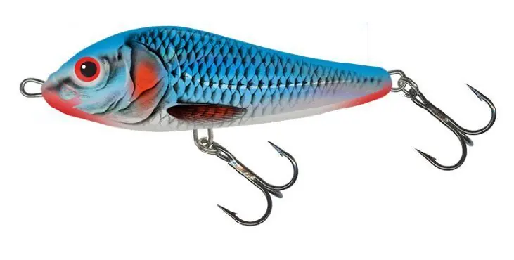 Korting Salmo Rattlin‘ Slider 8cm Bleeding Blue Shad