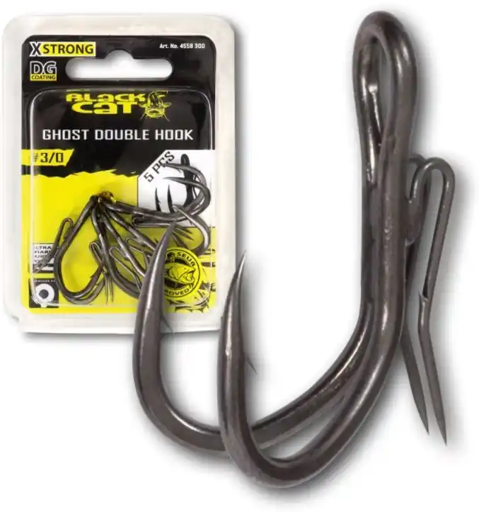 Black Cat Ghost Double Hook 3/0 5st Gereduceerde Prijs