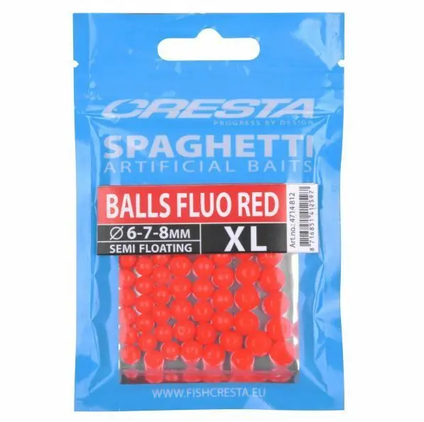 Alleen Vandaag Cresta Spaghetti Balls Fluo Red XL