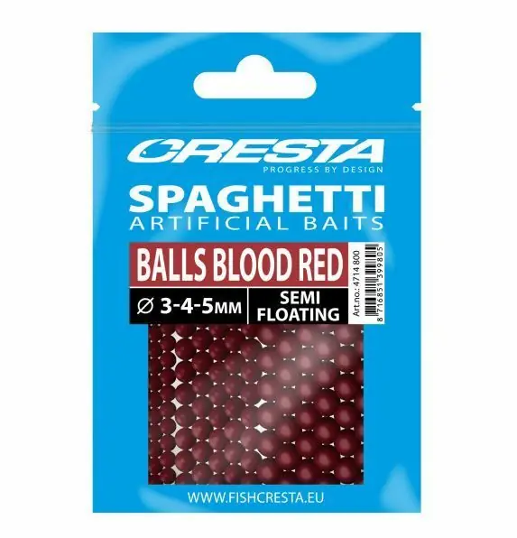 Cresta Spaghetti Balls Blood Red Premium