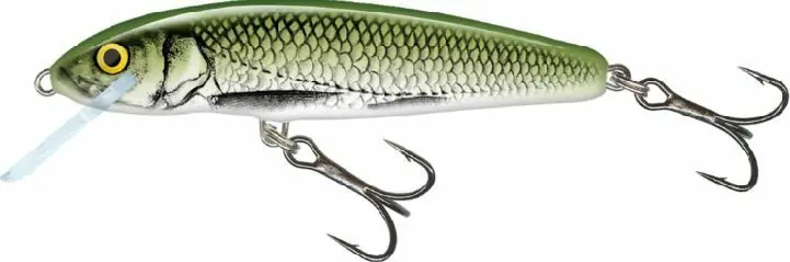Laatste Kans Salmo Minnow 7cm Sinking Olive Bleak