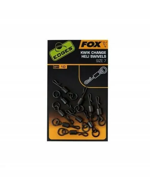 Fox Kwik Change Heli Swivels Size 7 Lage Kosten