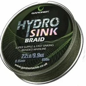 Beperkt Aanbod Gardner Hydro Sink Braid 0.35mm 22lb 600m