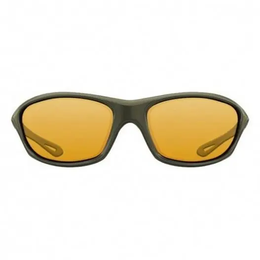 Korda Sunglasses Wraps Matt Green Frame Yellow Lens MK2 Rechtstreeks Van De Fabrikant