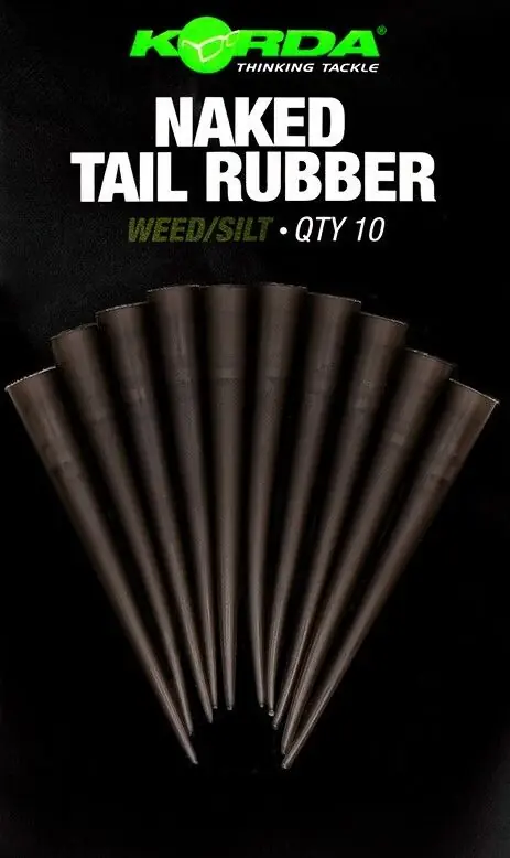 Direct Beschikbaar Korda Naked Tail Rubber Weed/Silt