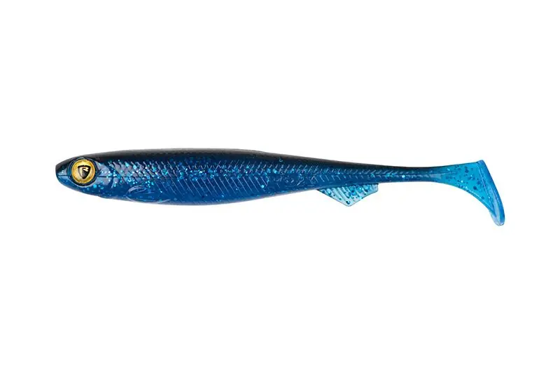 Koopje Rage Slick Shad Ultra UV 11cm Blue Flash