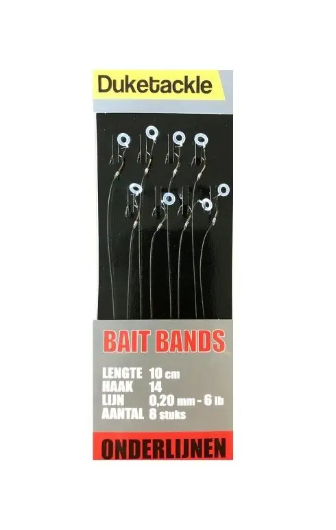 Duketackle Baitbands 10cm Size 14 0.20mm Veilige Betaling