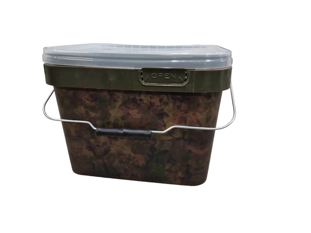Hertog camou bucket 10 liter Betrouwbaar
