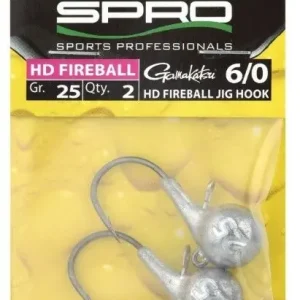 Hete Deal Spro HD Fireball Jig 6/0 30 gram