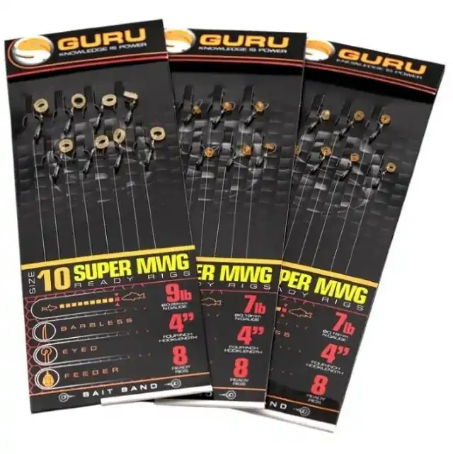 Guru SMWG Bait Band Rig 0.19 Size 14 4" Lage Prijs