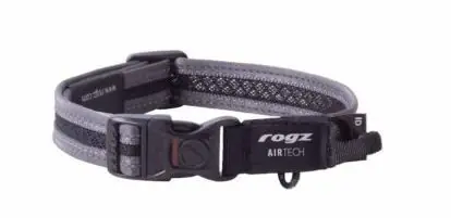 Rogz Airtech Halsband XL Grijs 43-70cm Fabrieksprijs